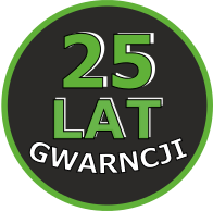 25 lat gwarancji